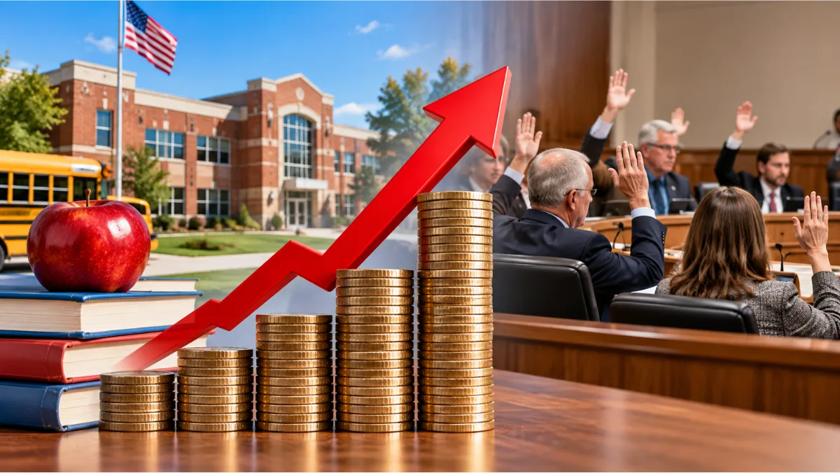 North Platte school tax board hearing and 13.64 percent request