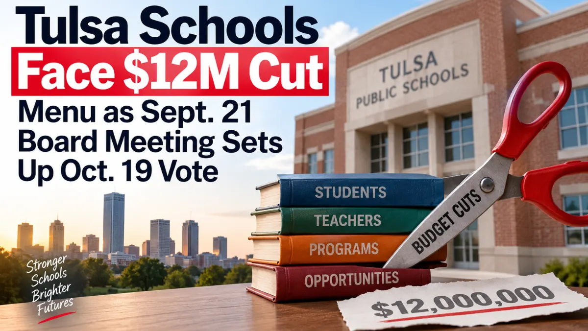 Tulsa Public Schools budget cuts and school board meeting