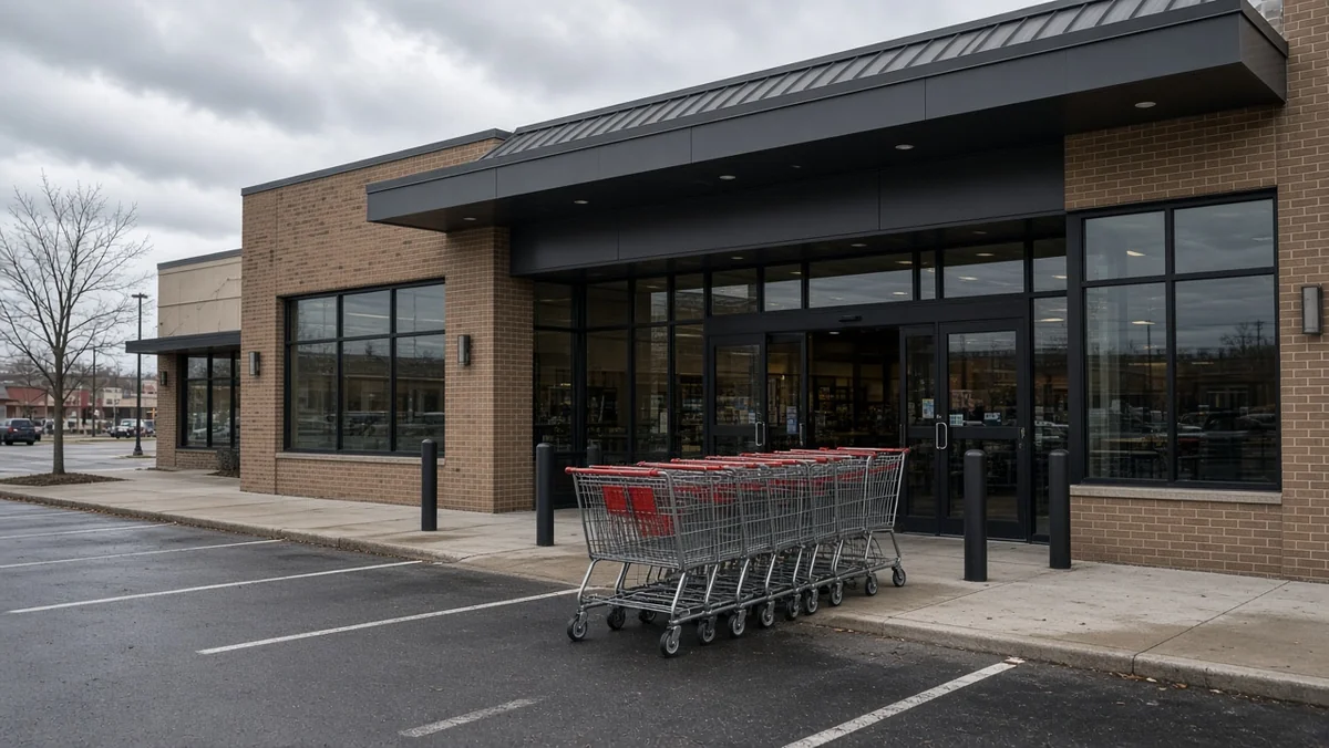 Neighborhood grocery aisle illustrating Youngstown Sparkle Market grant debate in Cornersburg